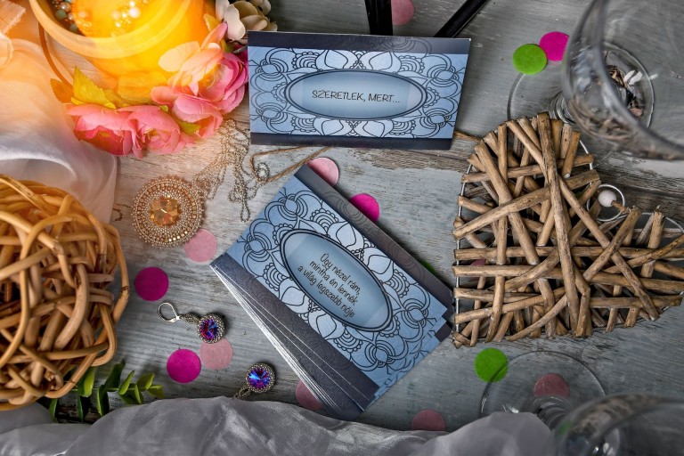 Évfordulós ajándékcsomag, szerelmes